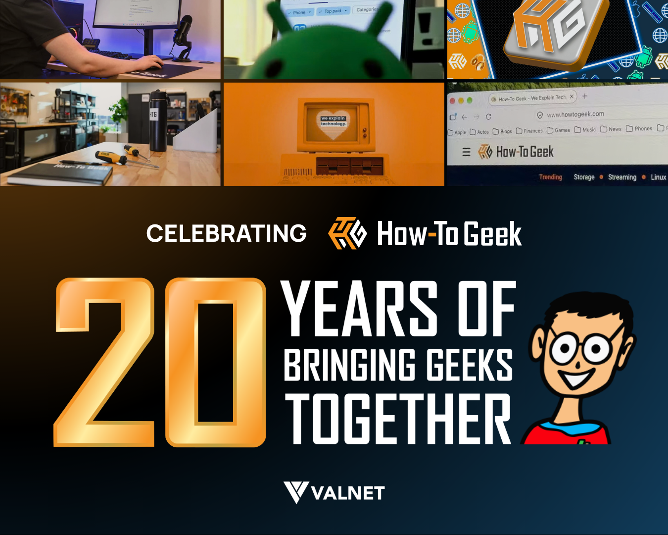 How-to Geek 20 year anniversary