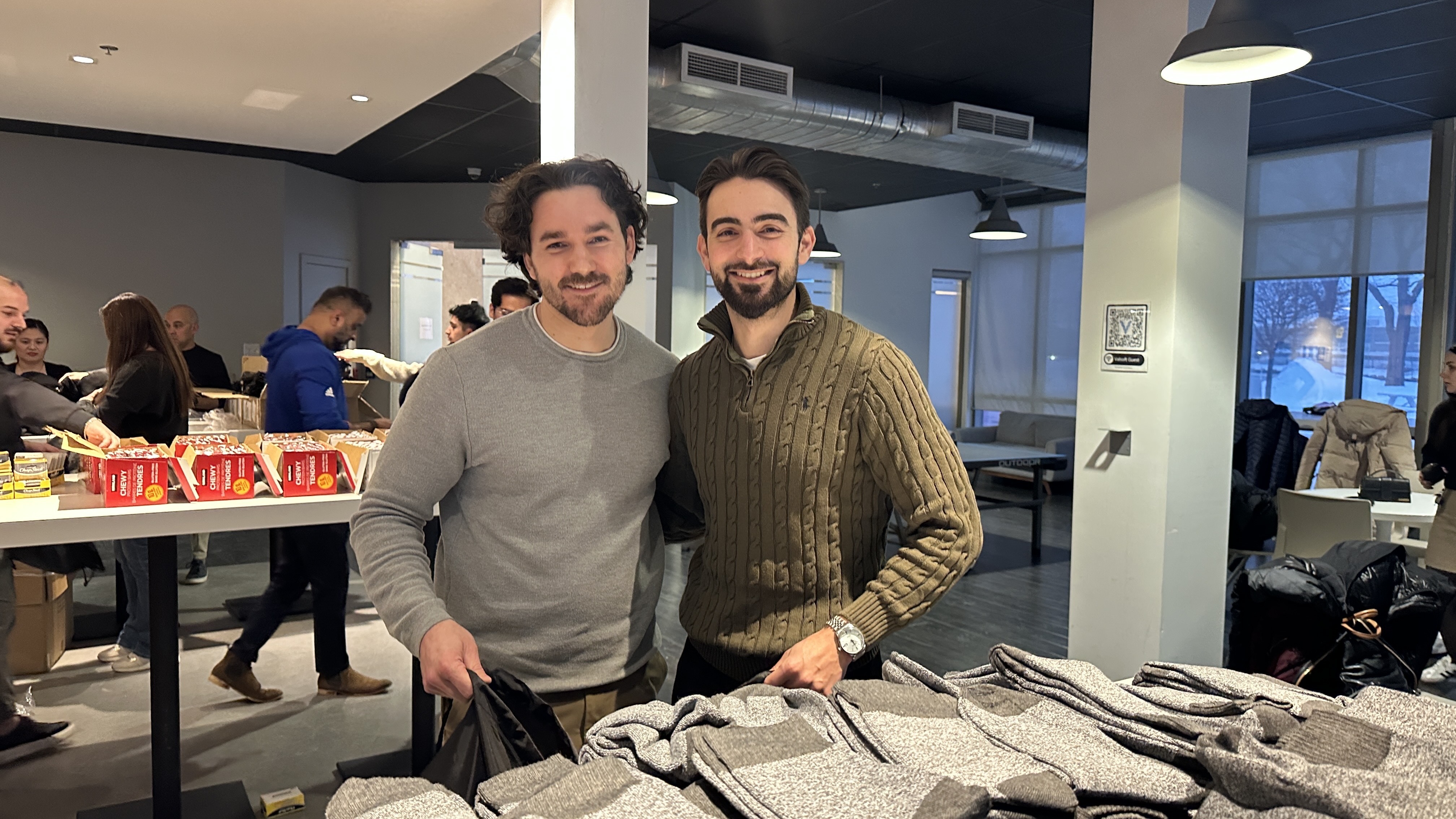 Valnet team members at Backpacks for the Homeless 2026 event